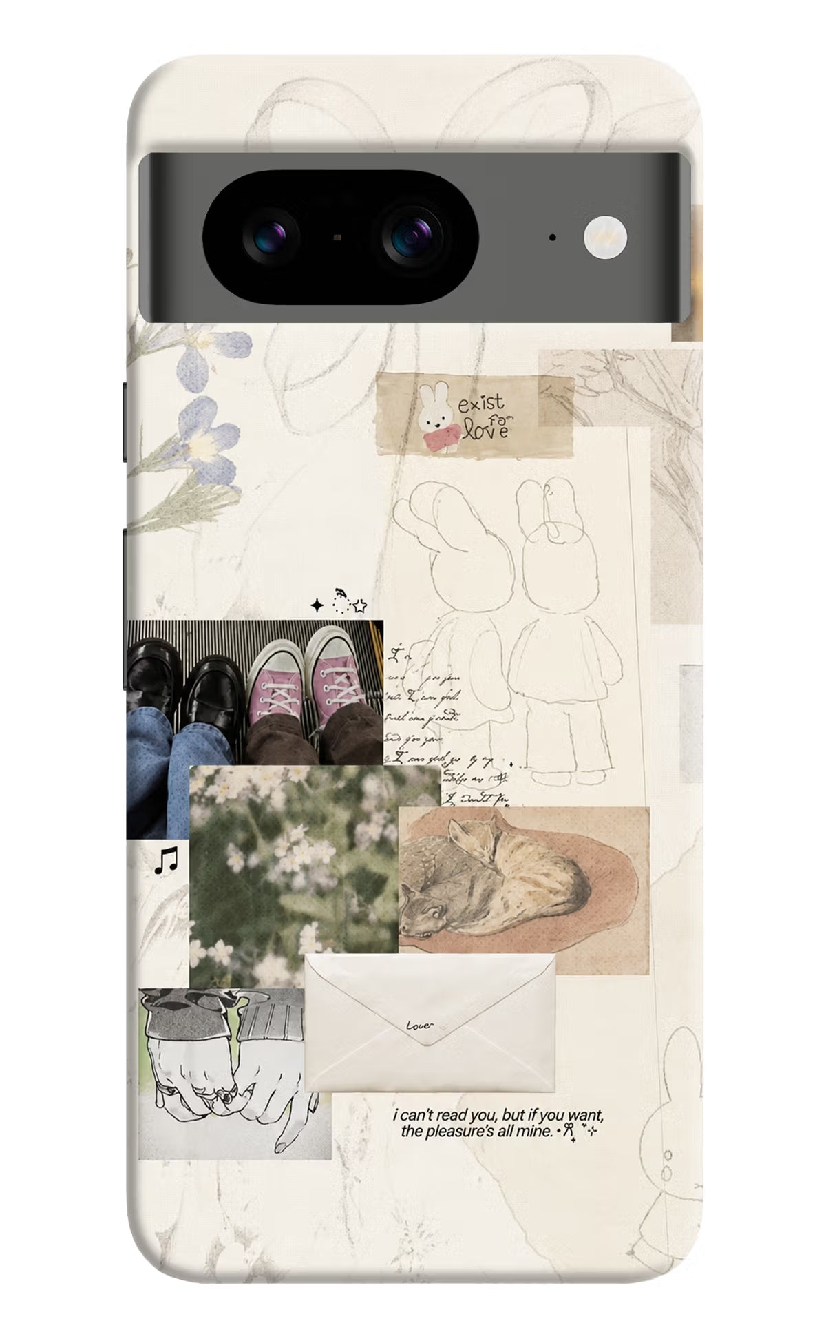 Soft Aesthetic Google Pixel 8 Back Cover