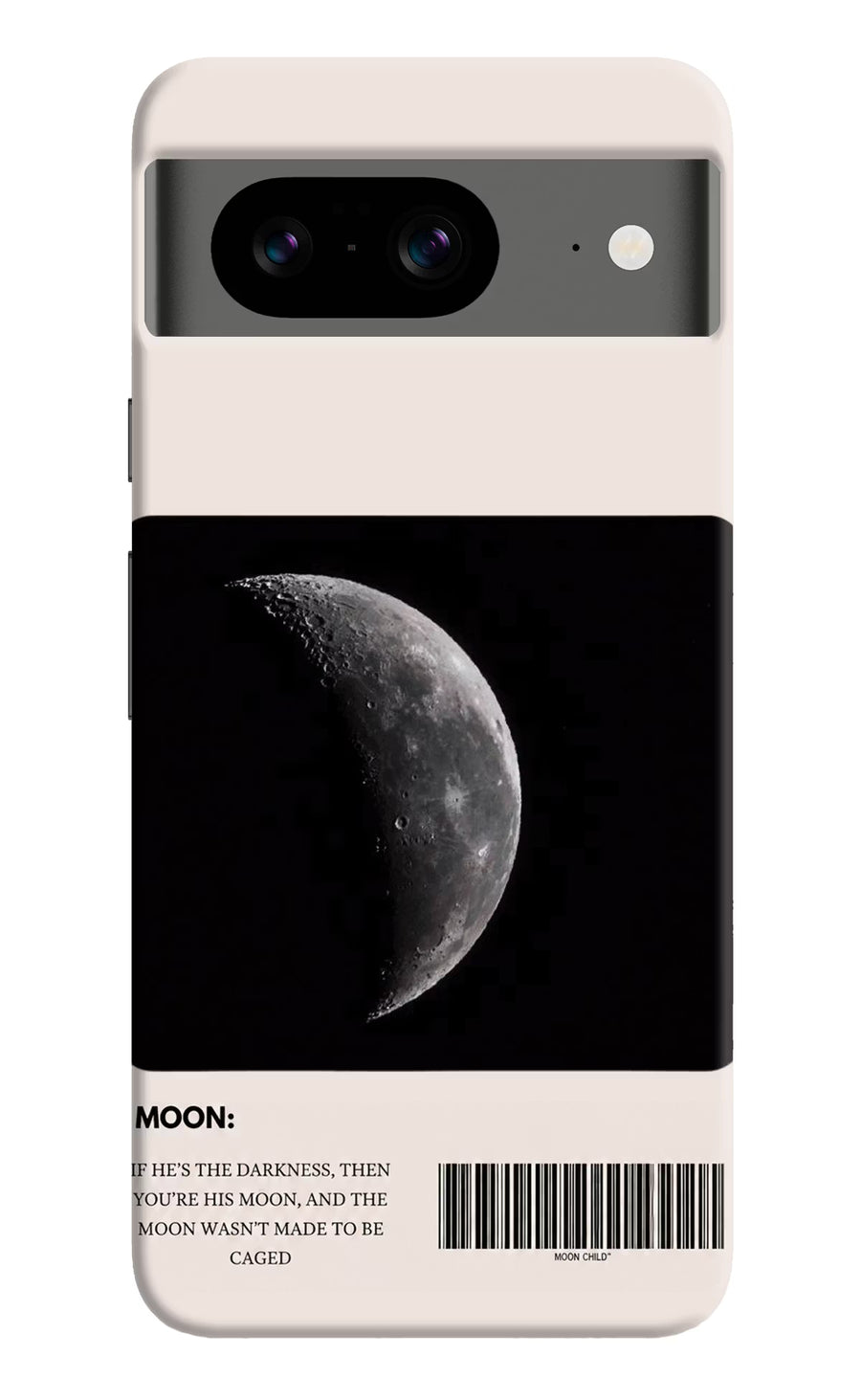 Moon Phase Google Pixel 8 Back Cover, Hard case