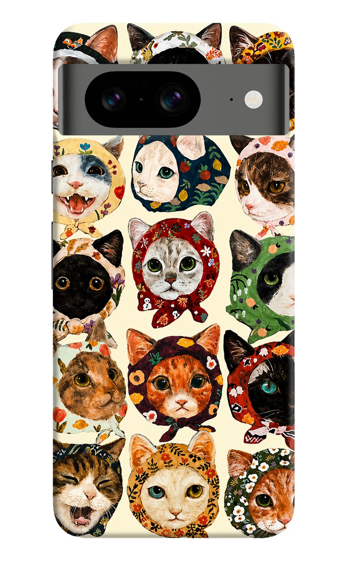 Cool Cat Google Pixel 8 Back Cover