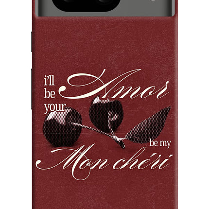 Velvet Cherry Google Pixel 8 Hard Case Back Cover by Casekaro