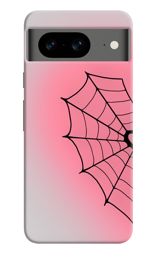 Pink Web Google Pixel 8 Hard Case Back Cover by Casekaro