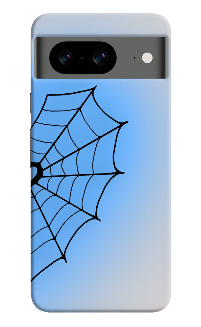 Blue Web Google Pixel 8 Hard Case Back Cover by Casekaro