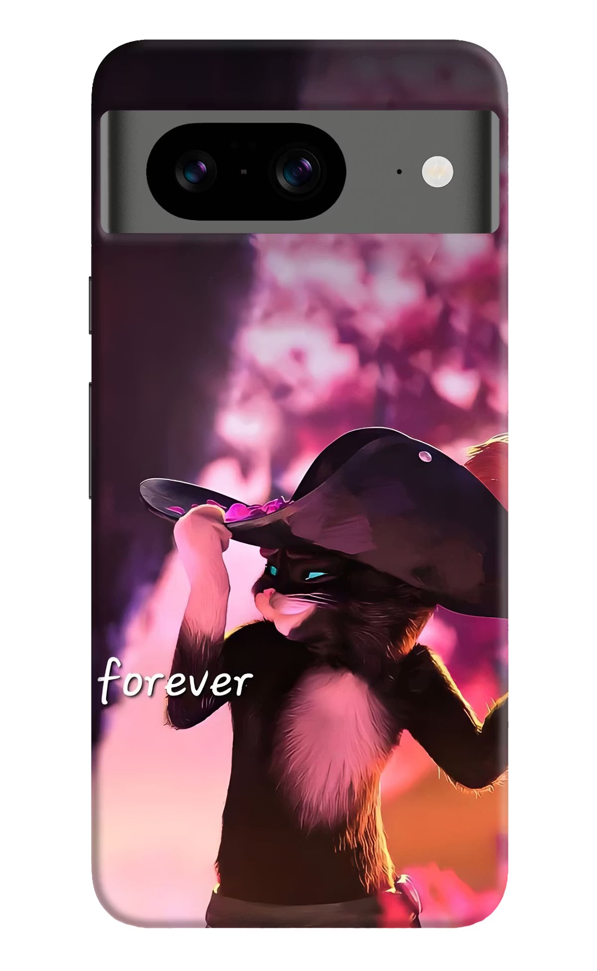 Forever Cat Google Pixel 8 Hard Case Back Cover by Casekaro