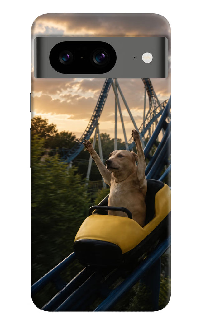 Rollercoaster Dog Google Pixel 8 Hard Case Back Cover by Casekaro