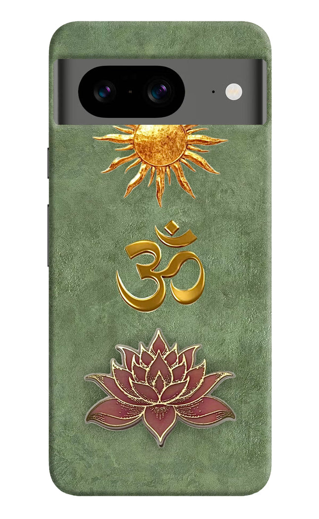 Om & Lotus Google Pixel 8 Back Cover
