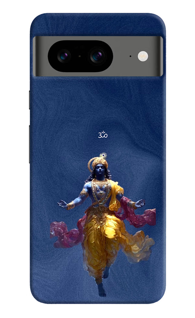 Cosmic Krishna Google Pixel 8 Hard Case Back Cover by Casekaro