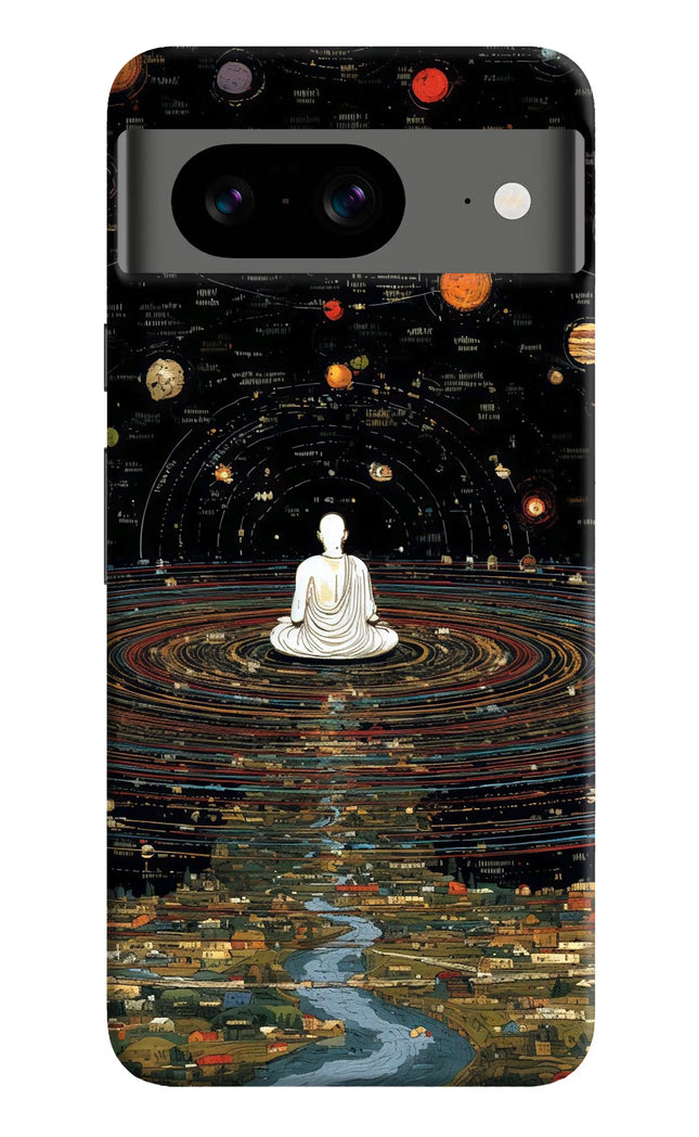 Space Monk Google Pixel 8 Hard Case Back Cover by Casekaro