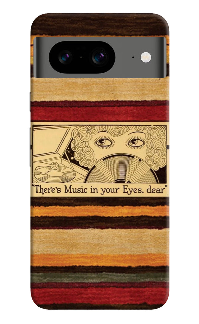 Vinyl Stripes Google Pixel 8 Hard Case Back Cover by Casekaro