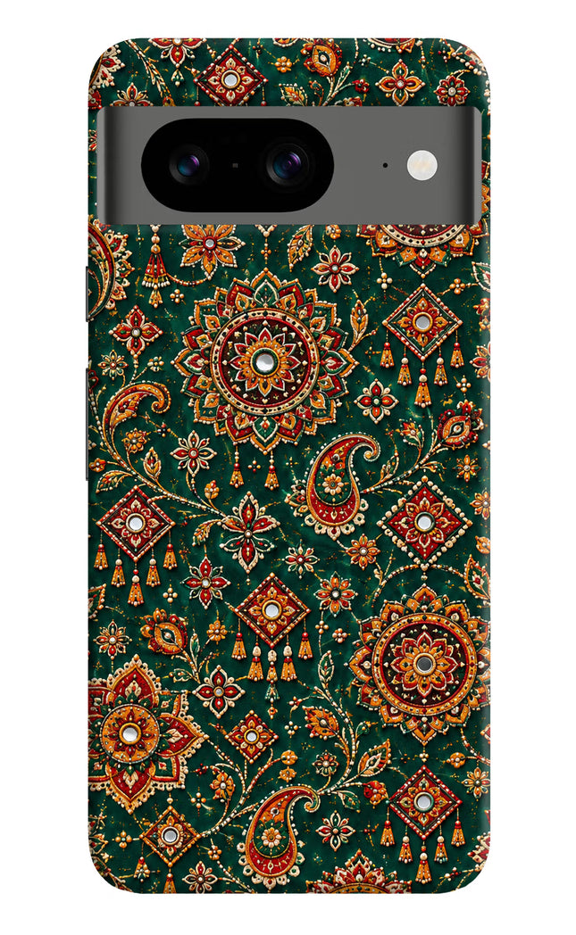 Green Pataka Google Pixel 8 Hard Case Back Cover by Casekaro