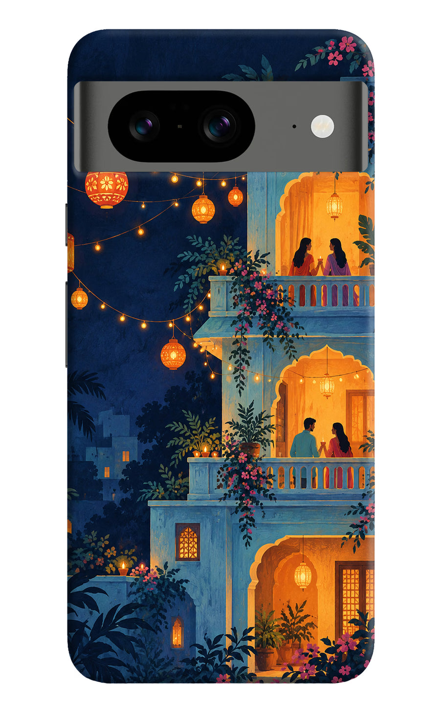 Balcony Glow Google Pixel 8 Back Cover, Hard case
