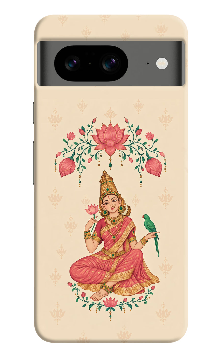 Goddess Lakshmi Google Pixel 8 Back Cover, Hard case