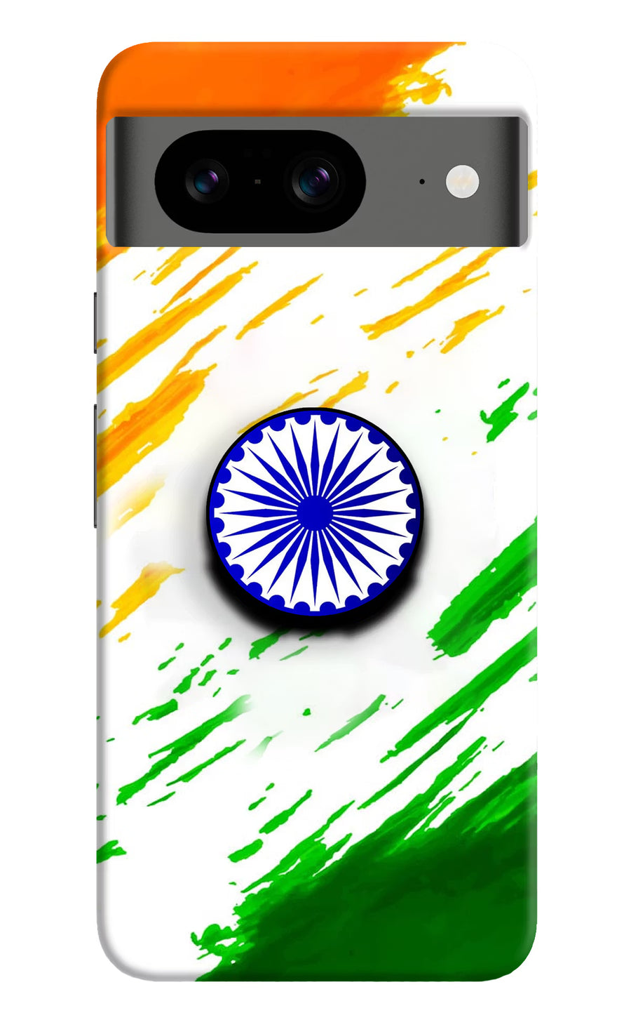 Indian Flag Ashoka Chakra Google Pixel 8 Pop Case, Hard case