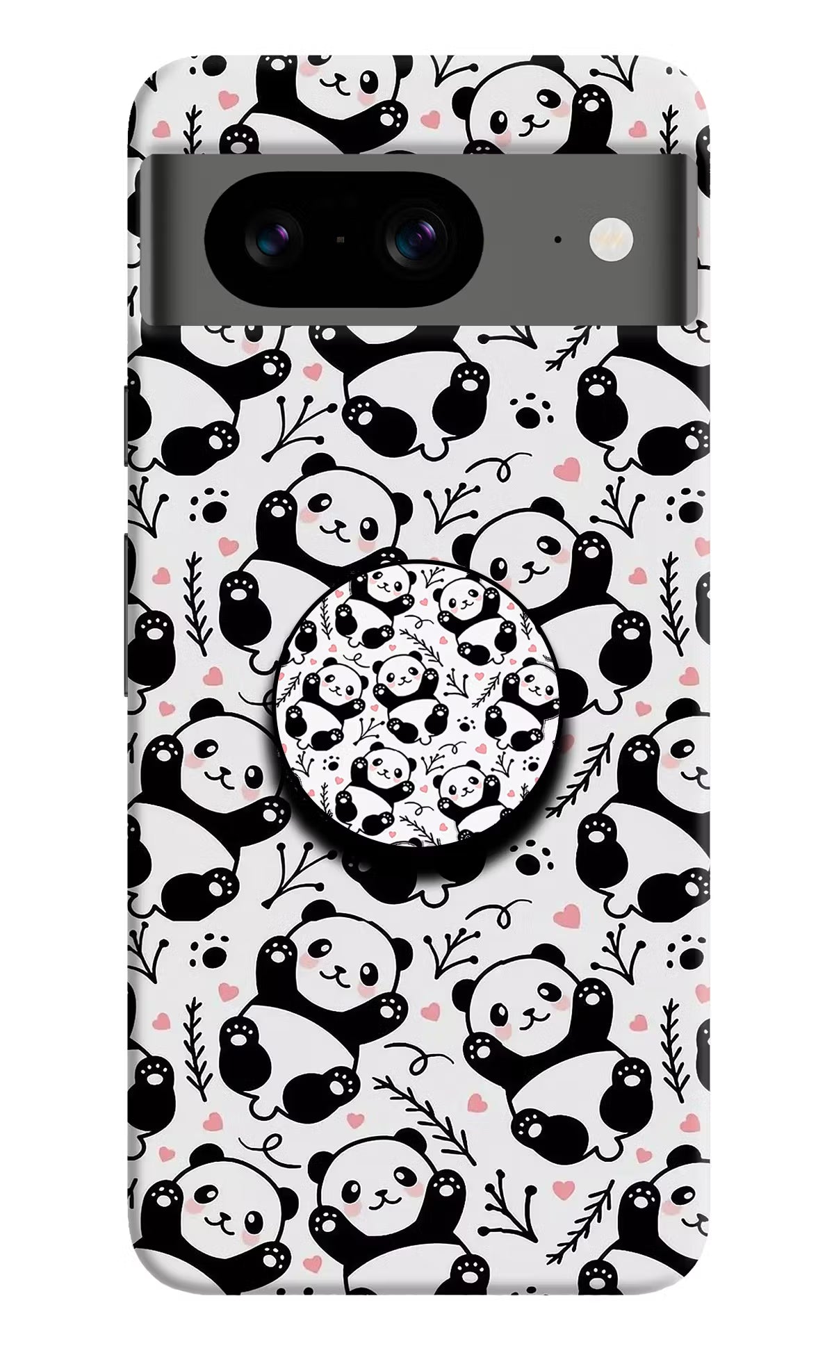 Cute Panda Google Pixel 8 Pop Case by Casekaro