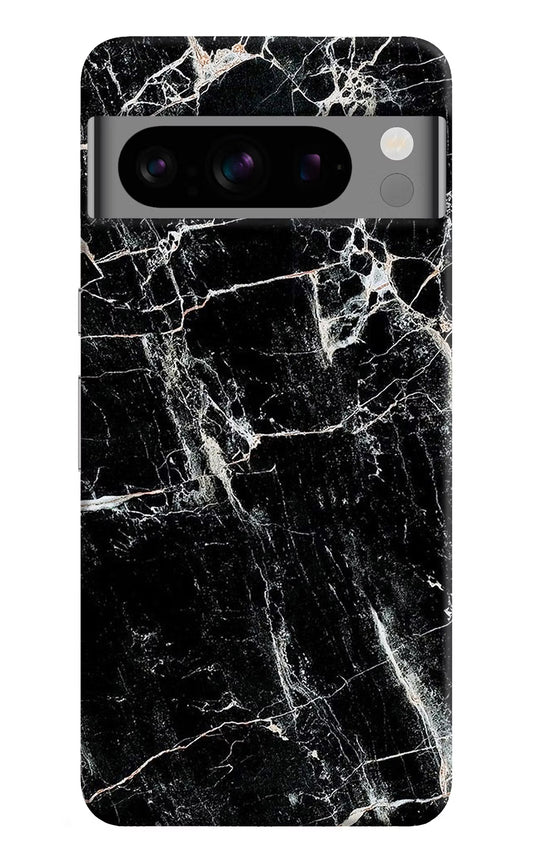 Black Marble Texture Google Pixel 8 Pro Hard Case Back Cover by Casekaro