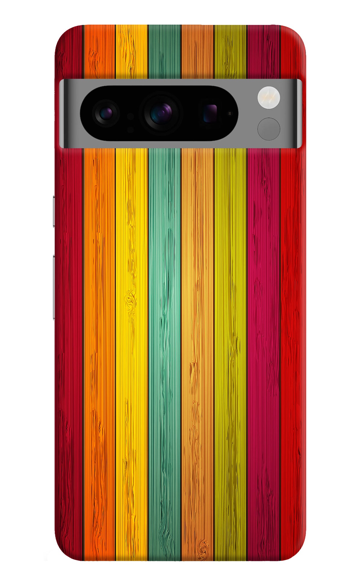 Multicolor Wooden Google Pixel 8 Pro Back Cover