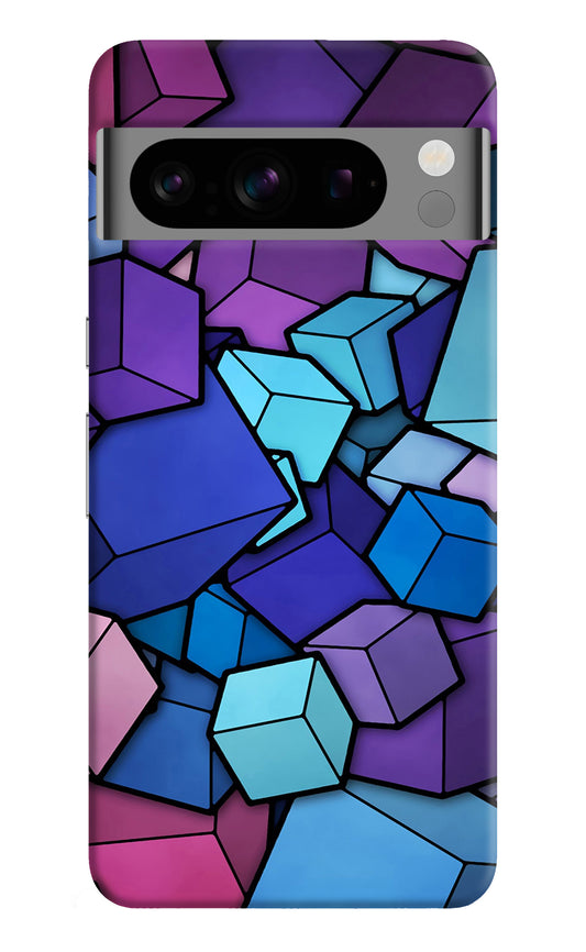 Cubic Abstract Google Pixel 8 Pro Back Cover