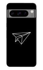 Paper Plane White Google Pixel 8 Pro Hard Case Back Cover by Casekaro