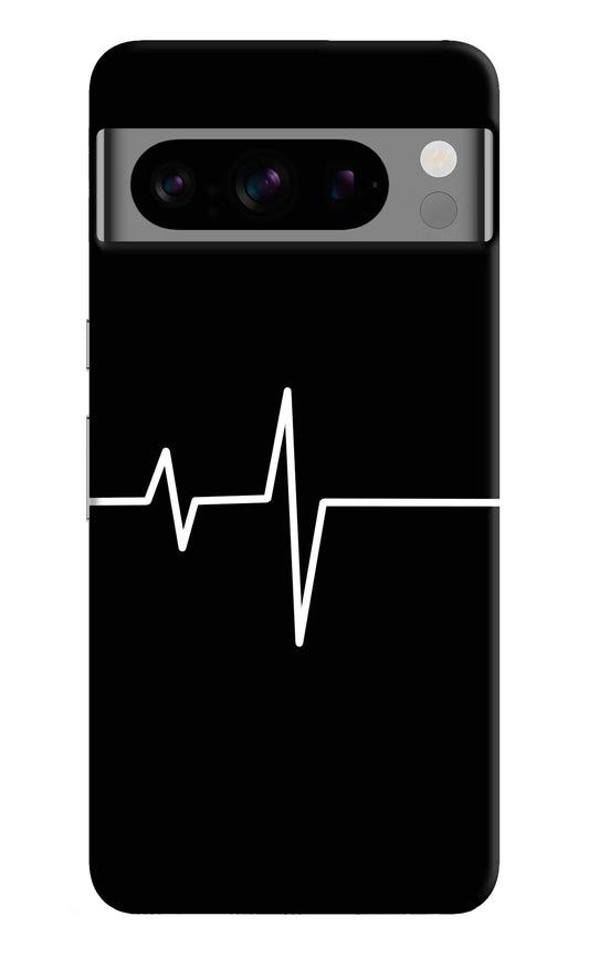 Heart Beats Google Pixel 8 Pro Hard Case Back Cover by Casekaro
