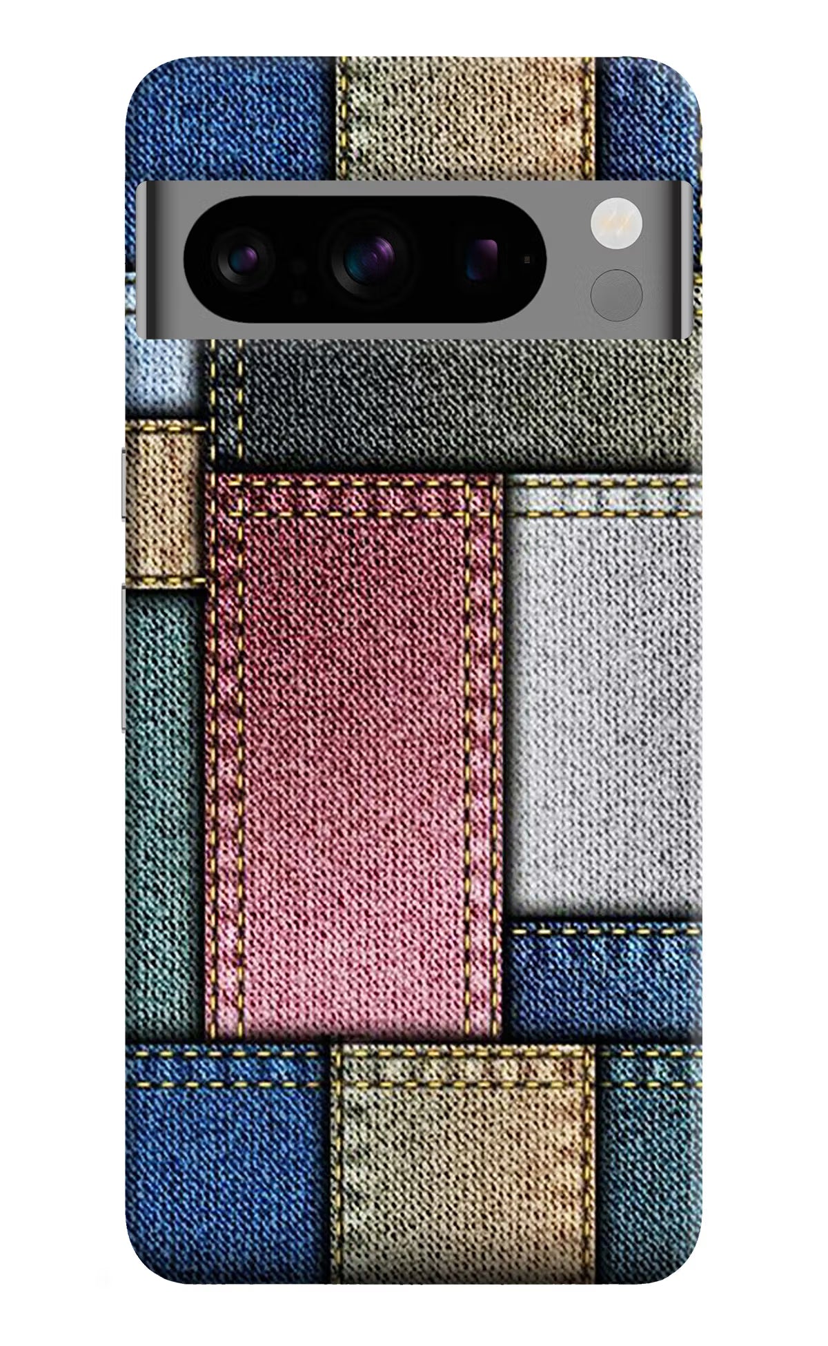 Multicolor Jeans Google Pixel 8 Pro Hard Case Back Cover by Casekaro