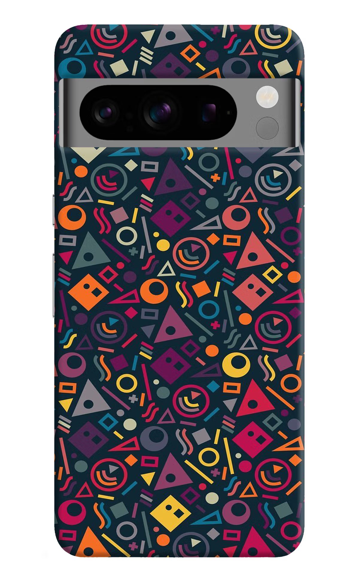 Geometric Abstract Google Pixel 8 Pro Hard Case Back Cover by Casekaro