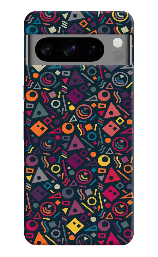 Geometric Abstract Google Pixel 8 Pro Hard Case Back Cover by Casekaro