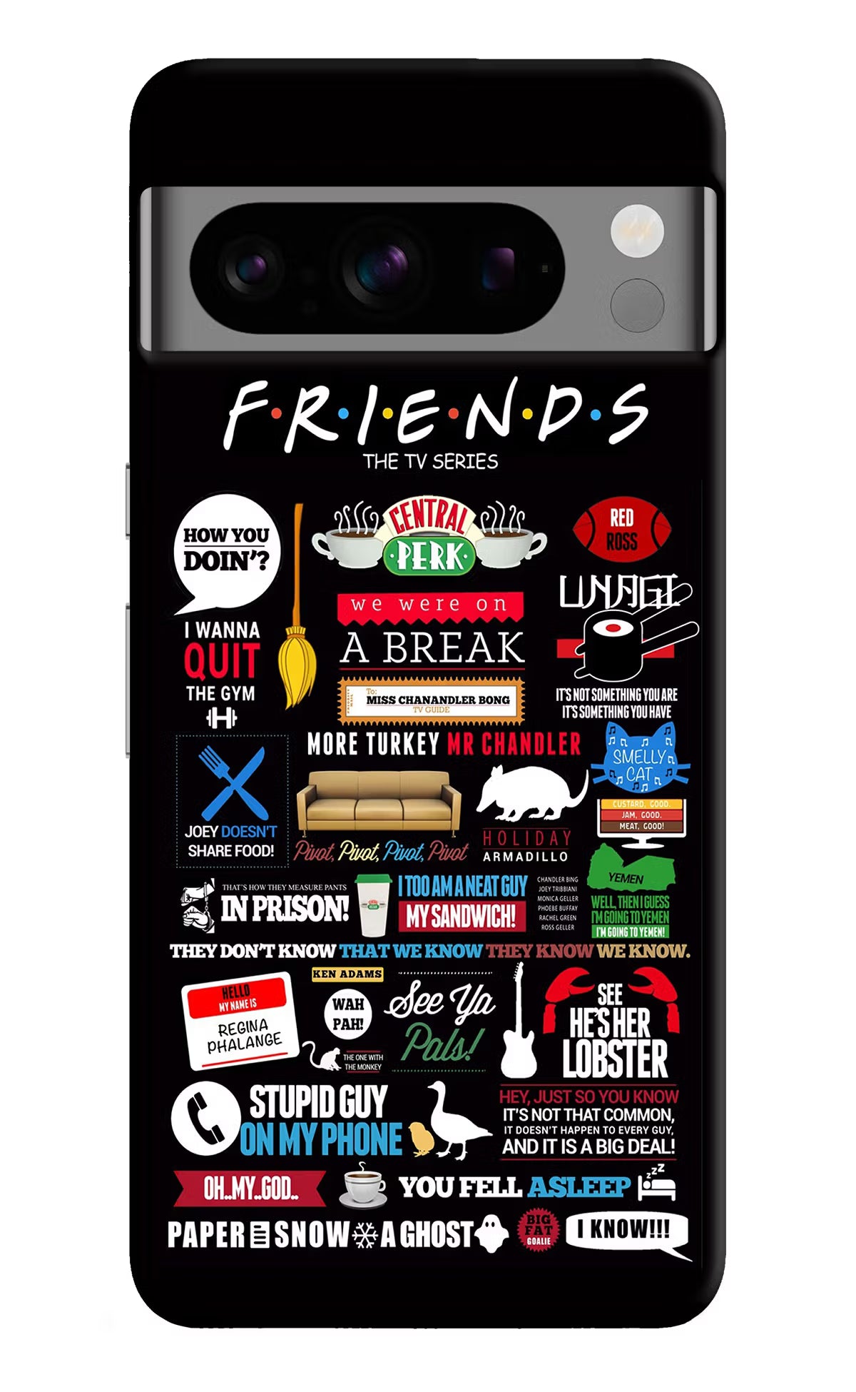 FRIENDS Google Pixel 8 Pro Hard Case Back Cover by Casekaro