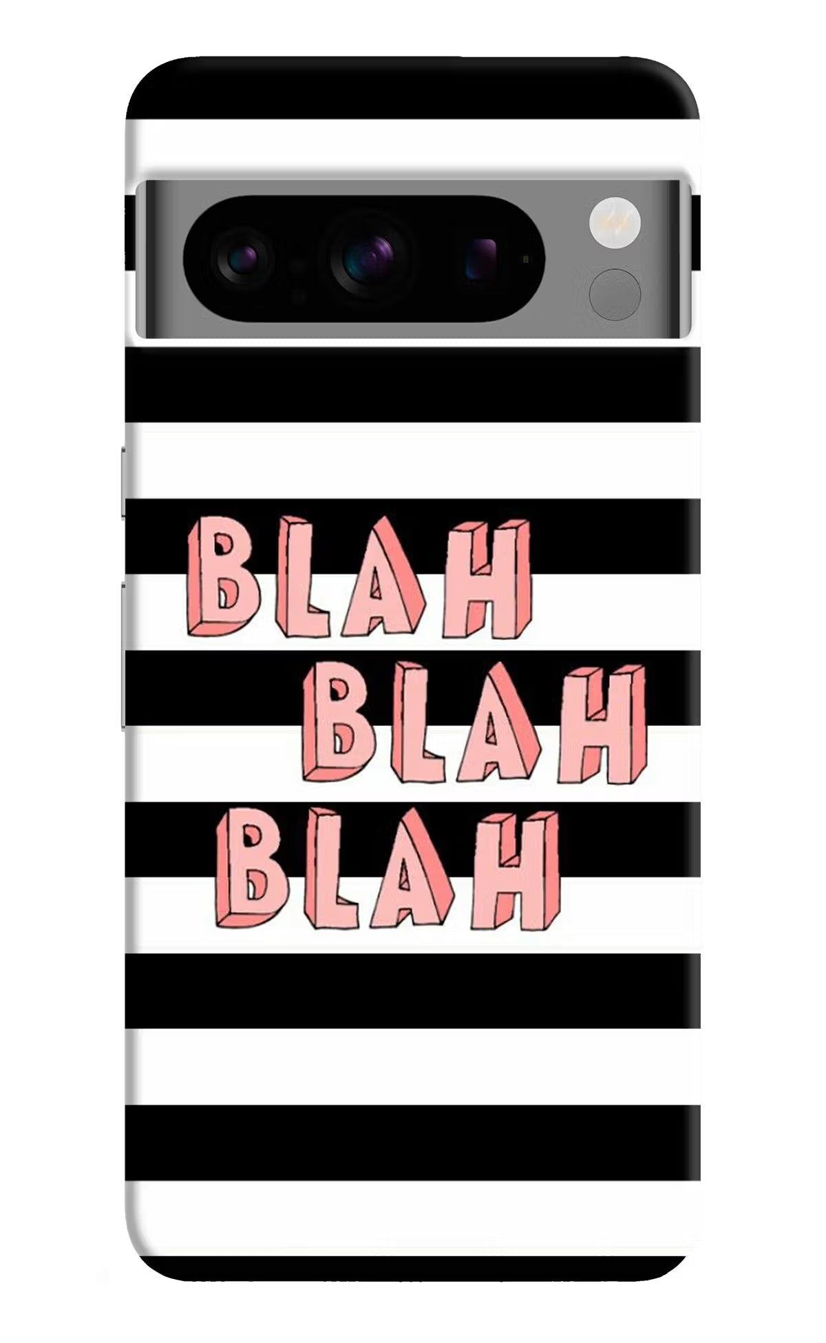 Blah Blah Blah Google Pixel 8 Pro Hard Case Back Cover by Casekaro
