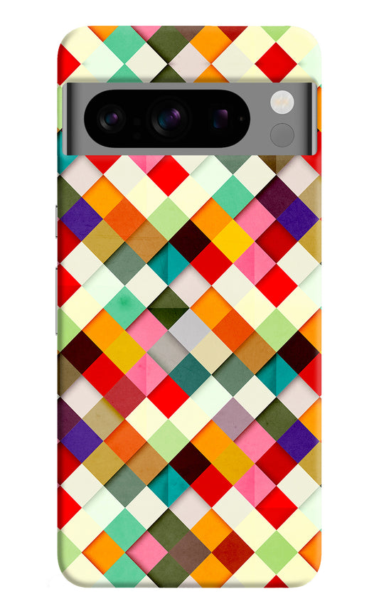 Geometric Abstract Colorful Google Pixel 8 Pro Back Cover