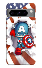 Captain America Google Pixel 8 Pro Hard Case Back Cover by Casekaro