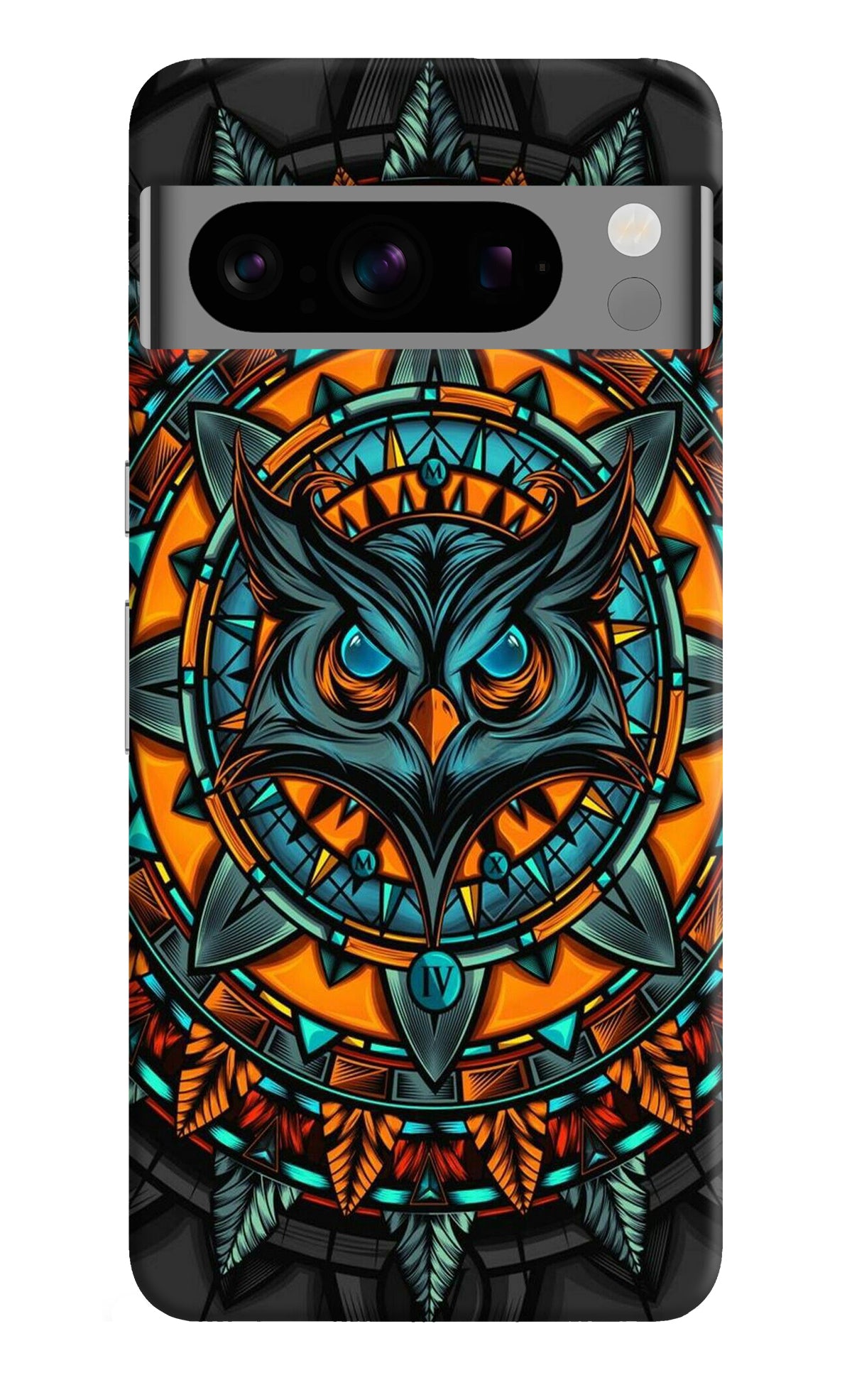 Angry Owl Art Google Pixel 8 Pro Back Cover
