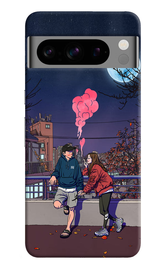 Chilling Couple Google Pixel 8 Pro Hard Case Back Cover by Casekaro