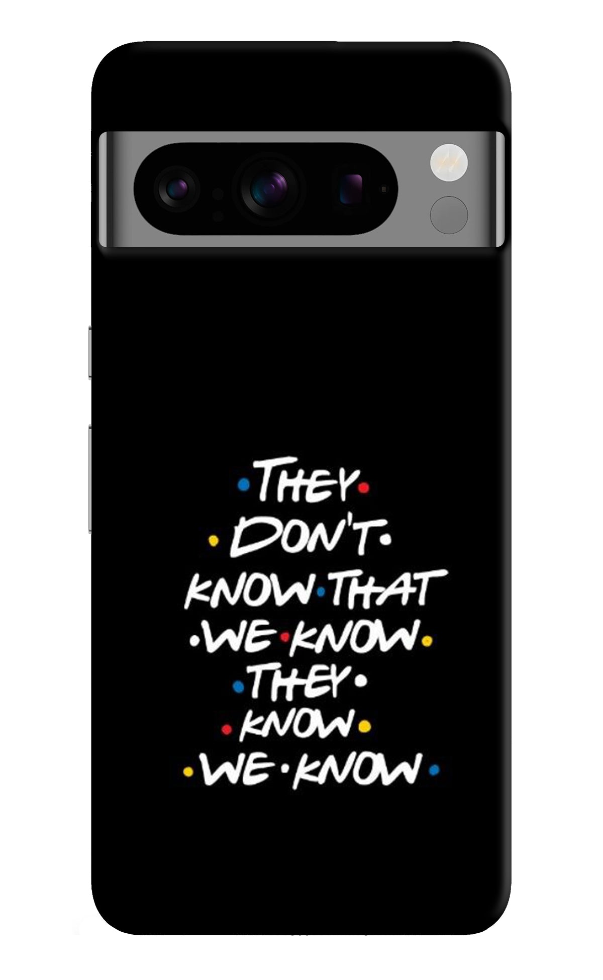 FRIENDS Dialogue Google Pixel 8 Pro Back Cover