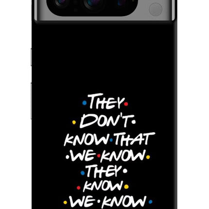 FRIENDS Dialogue Google Pixel 8 Pro Hard Case Back Cover by Casekaro
