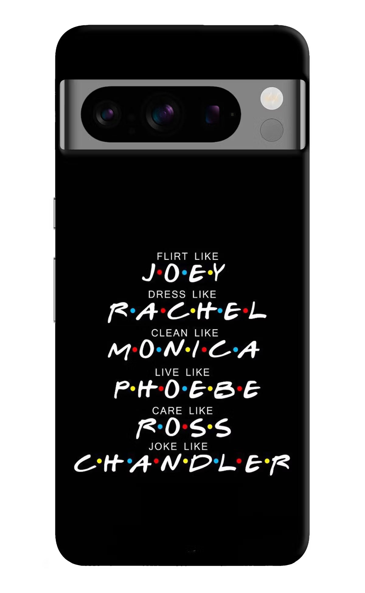 FRIENDS Character Google Pixel 8 Pro Hard Case Back Cover by Casekaro