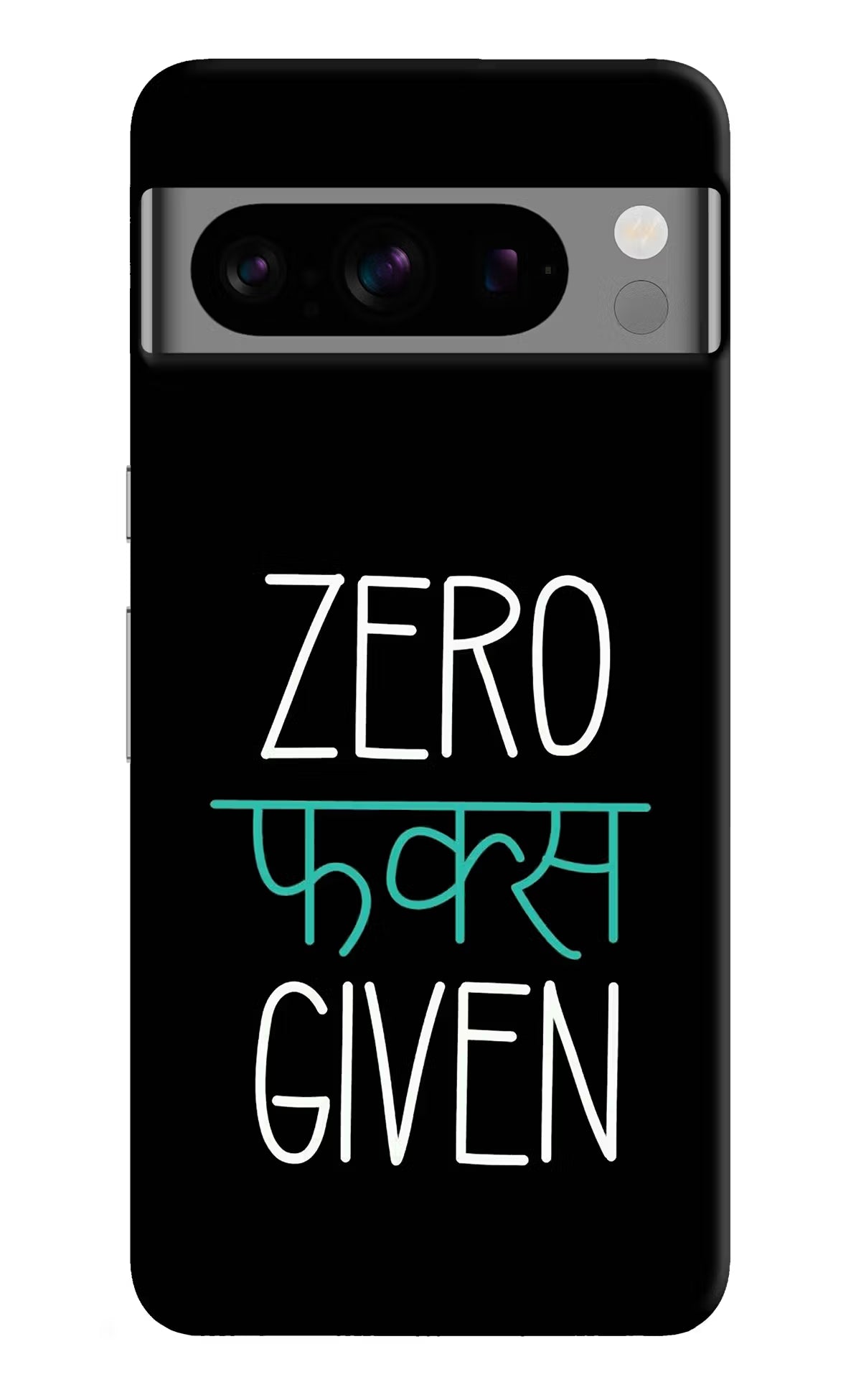 Zero Fucks Given Google Pixel 8 Pro Hard Case Back Cover by Casekaro