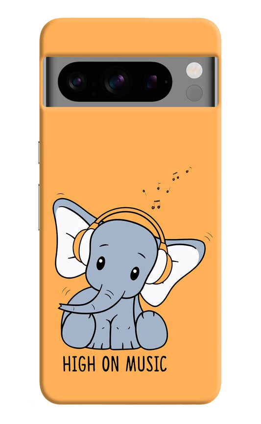 High On Music Google Pixel 8 Pro Hard Case Back Cover by Casekaro
