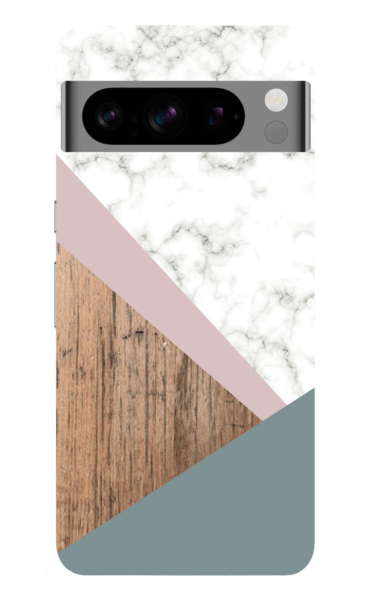 Marble wood Abstract Google Pixel 8 Pro Back Cover