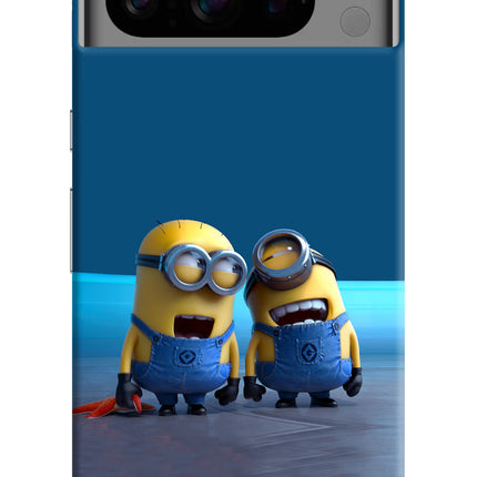 Minion Laughing Google Pixel 8 Pro Hard Case Back Cover by Casekaro