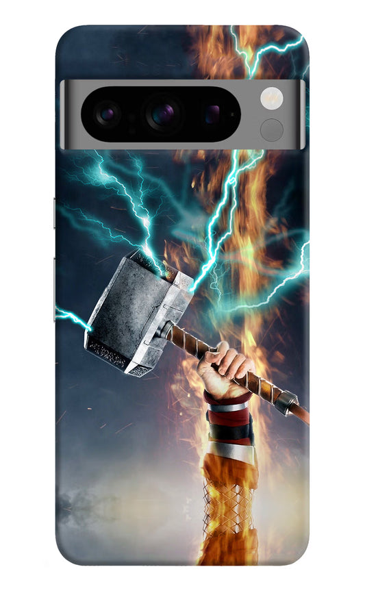 Thor Hammer Mjolnir Google Pixel 8 Pro Hard Case Back Cover by Casekaro