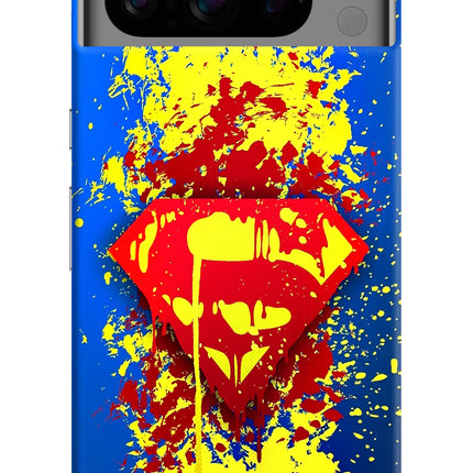 Superman logo Google Pixel 8 Pro Hard Case Back Cover by Casekaro