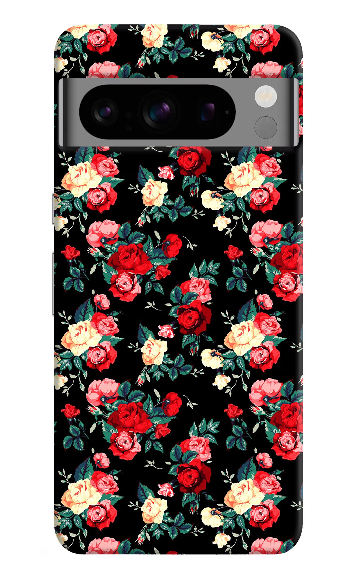 Rose Pattern Google Pixel 8 Pro Hard Case Back Cover by Casekaro