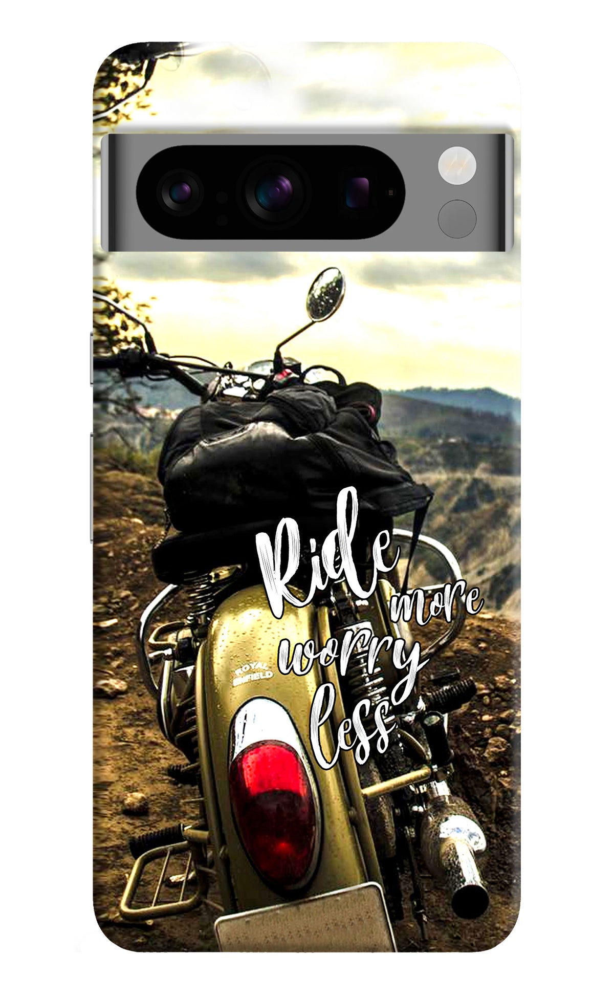 Ride More Worry Less Google Pixel 8 Pro Back Cover