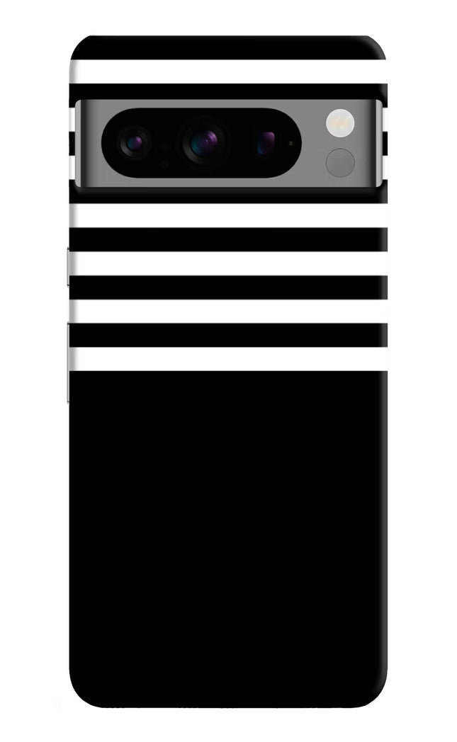 Black and White Print Google Pixel 8 Pro Hard Case Back Cover by Casekaro