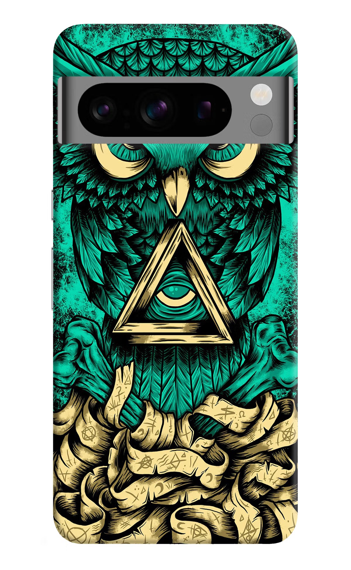 Green Owl Google Pixel 8 Pro Hard Case Back Cover by Casekaro