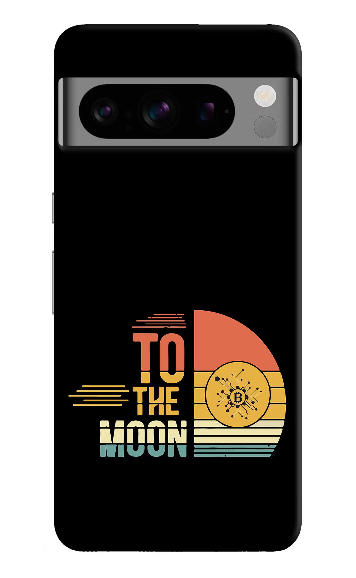 To the Moon Google Pixel 8 Pro Hard Case Back Cover by Casekaro