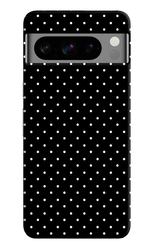 White Dots Google Pixel 8 Pro Hard Case Back Cover by Casekaro