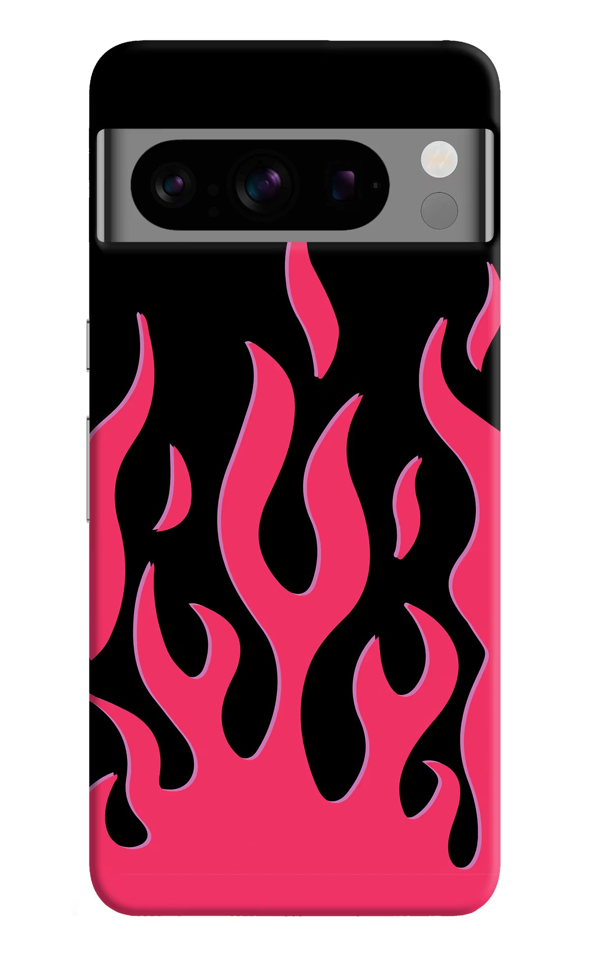 Fire Flames Google Pixel 8 Pro Hard Case Back Cover by Casekaro
