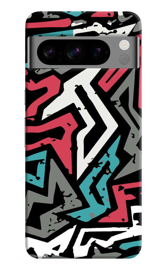 Geometric Graffiti Google Pixel 8 Pro Back Cover