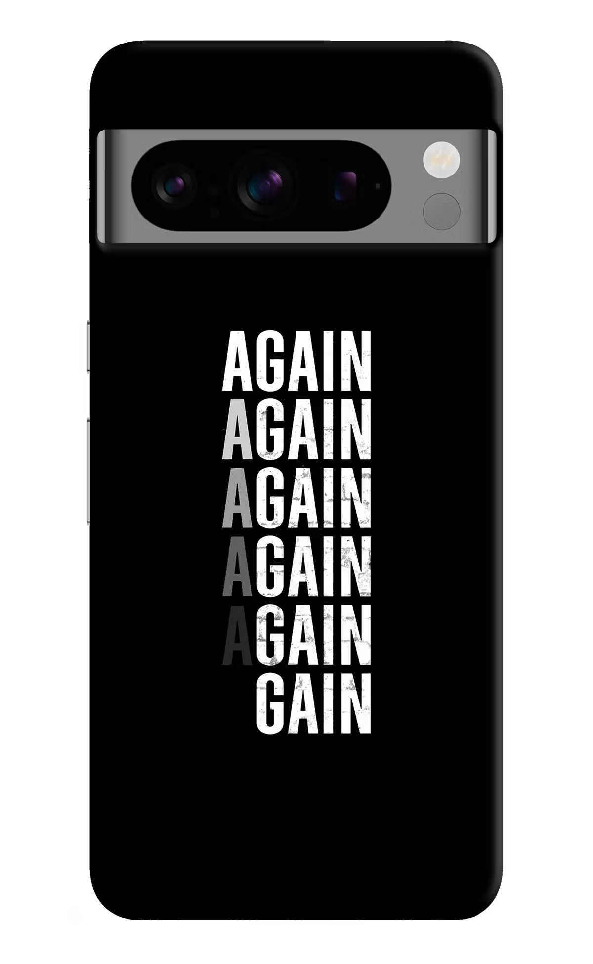Again Again Gain Google Pixel 8 Pro Hard Case Back Cover by Casekaro