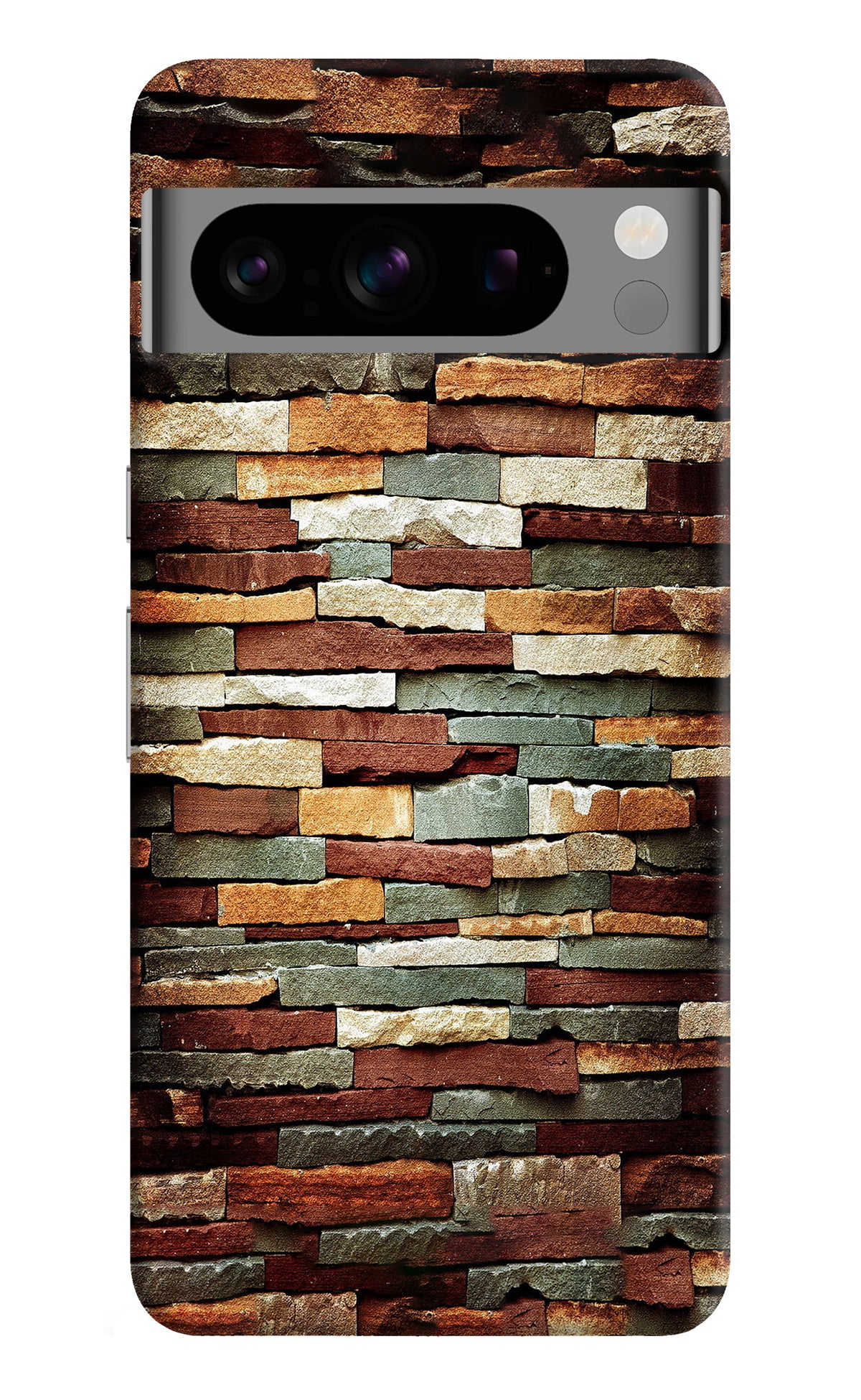 Bricks Pattern Google Pixel 8 Pro Back Cover